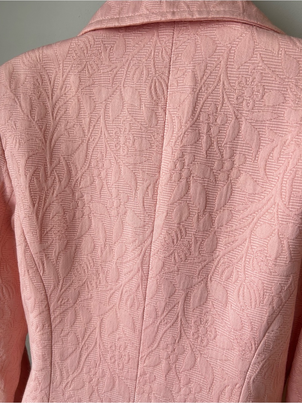 VINTAGE le château Pink Jacquard Coat Balletcore Coquette Y2K 90s Tailoring - Picture 4 of 15